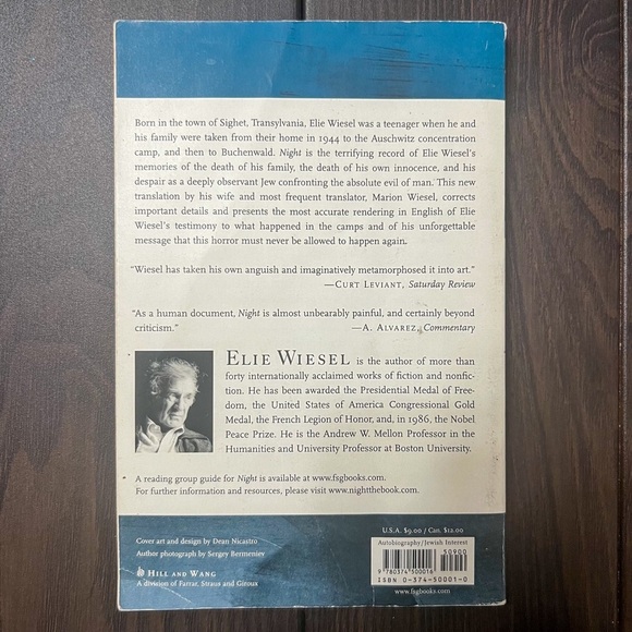 Night by Elie Wiesel - Picture 2 of 7